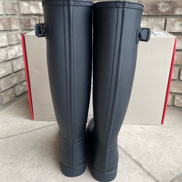 HUNTER ORIGINAL REFINED RAIN BOOTS 10 Women's WP Boot NEW - Picture 4 of 9